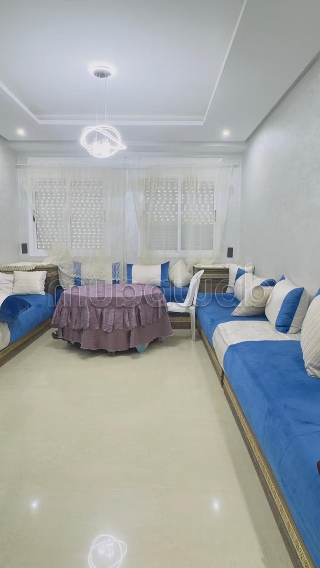 Appartements à louer à Bel Air Val fleuri. Surface totale 60 m². Salon typique marocain, résidence sécurisée - Photo 8