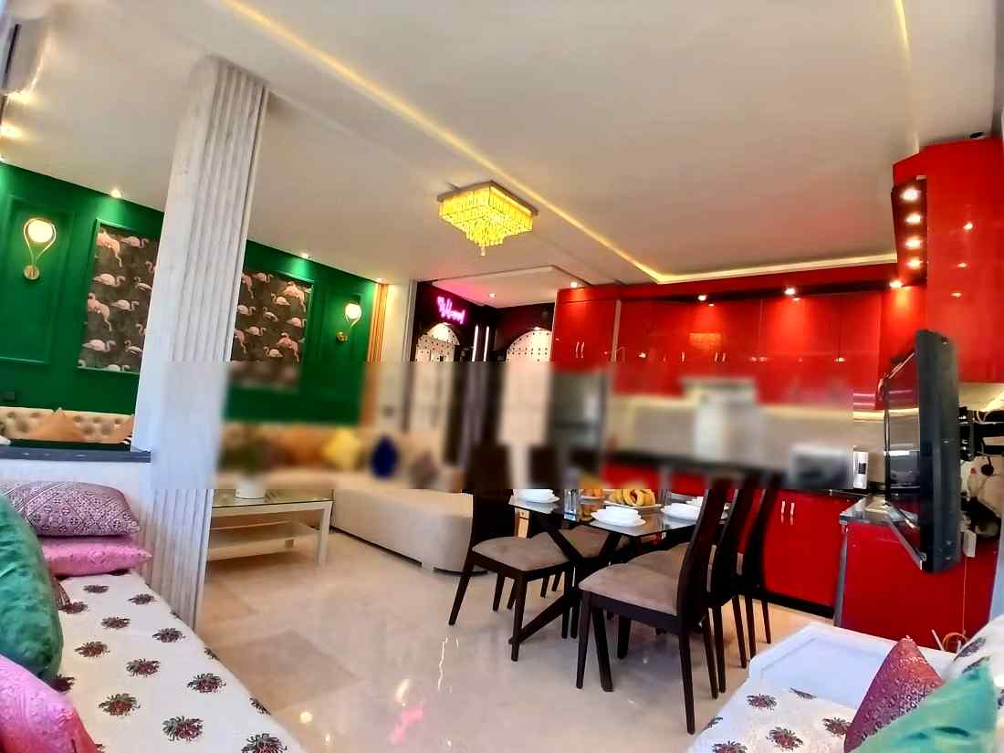 Appartement de vacances à louer à El Manar 
El Hank. Superficie 70 m². Système de parabole et salon marocain - Photo 24