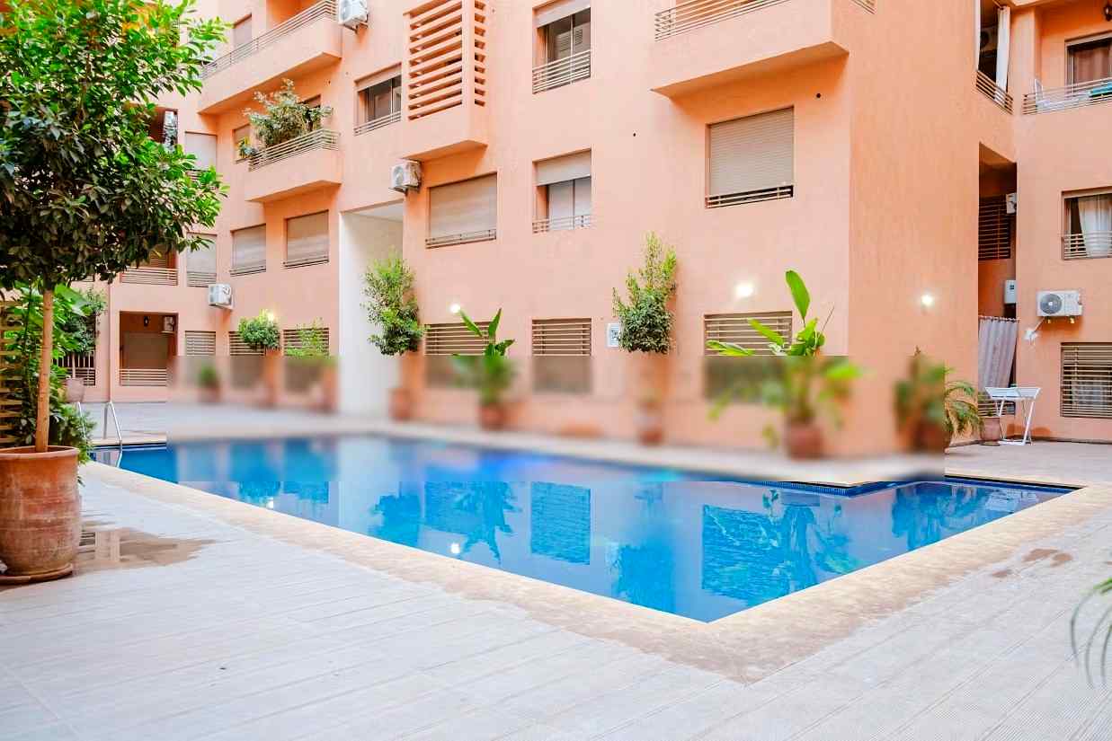 Appartement de vacances à louer à Route Casablanca. 2 pièces. Double vitrage et porte blindée - Photo 2