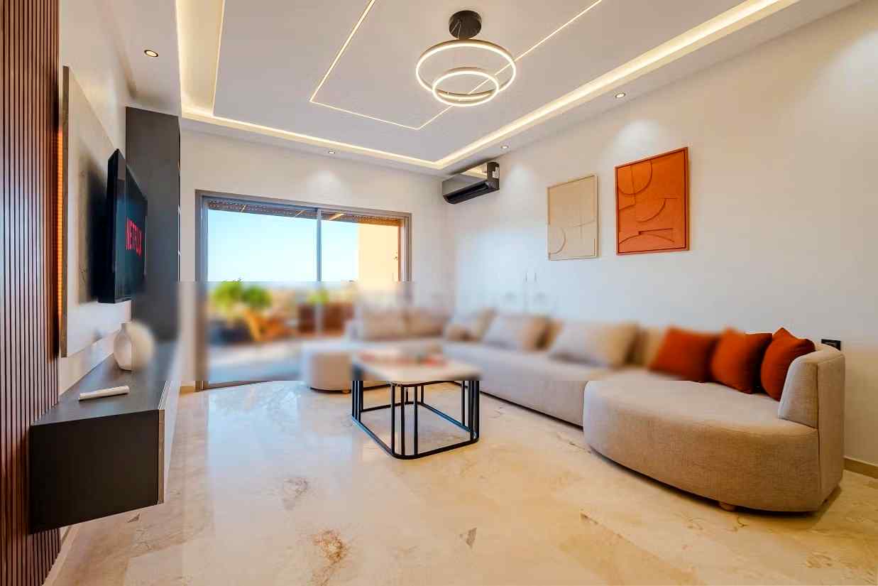 Appartement de vacances à louer à Route Casablanca. 2 pièces. Double vitrage et porte blindée - Photo 8