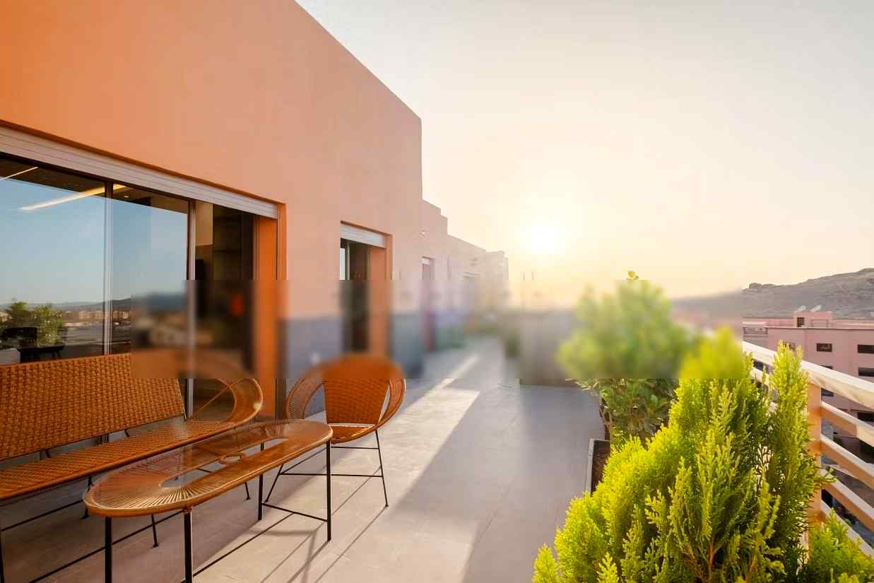 Appartement de vacances à louer à Route Casablanca. 2 pièces. Double vitrage et porte blindée - Photo 22
