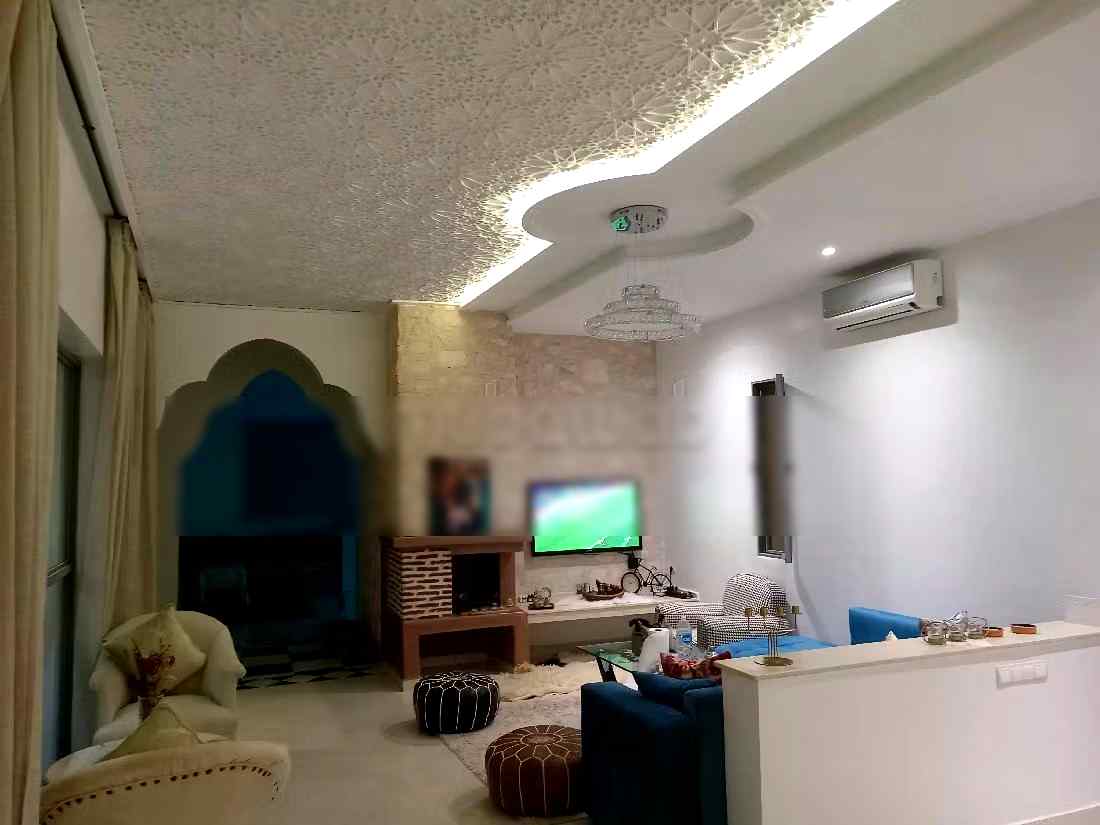Location villa de haut standing à Sidi Kaouki. Surface totale 3000 m². Salon traditionnel et système d'antenne parabolique - Photo 12