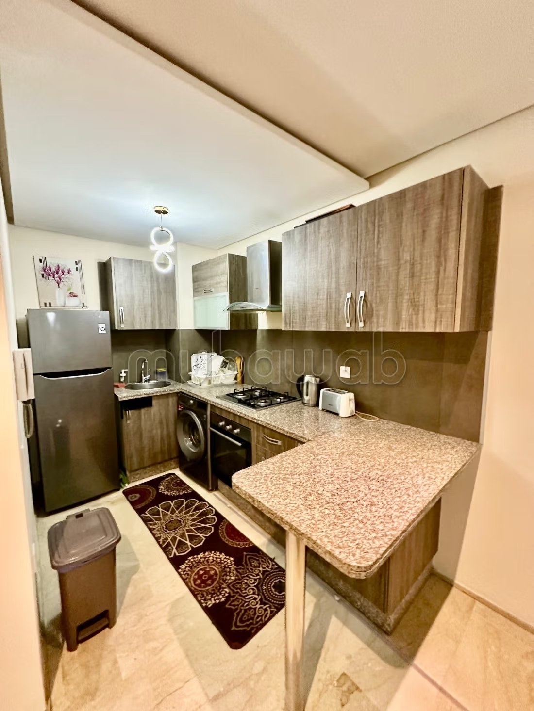 Appartement de vacances à louer à Hivernage. 
Surface totale 65 m². 
Parking et ascenseur - Photo 3