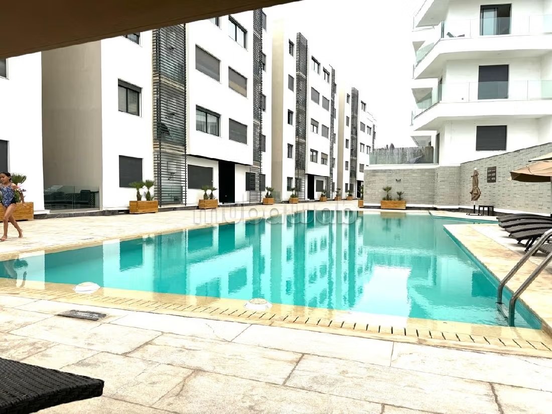 Appartement à louer courte durée à Agadir bay secteur touristique 
deux chambre salon cuisine équipée superficie 75 mètres carrés piscine à 300 mètres de la plage - Photo 7