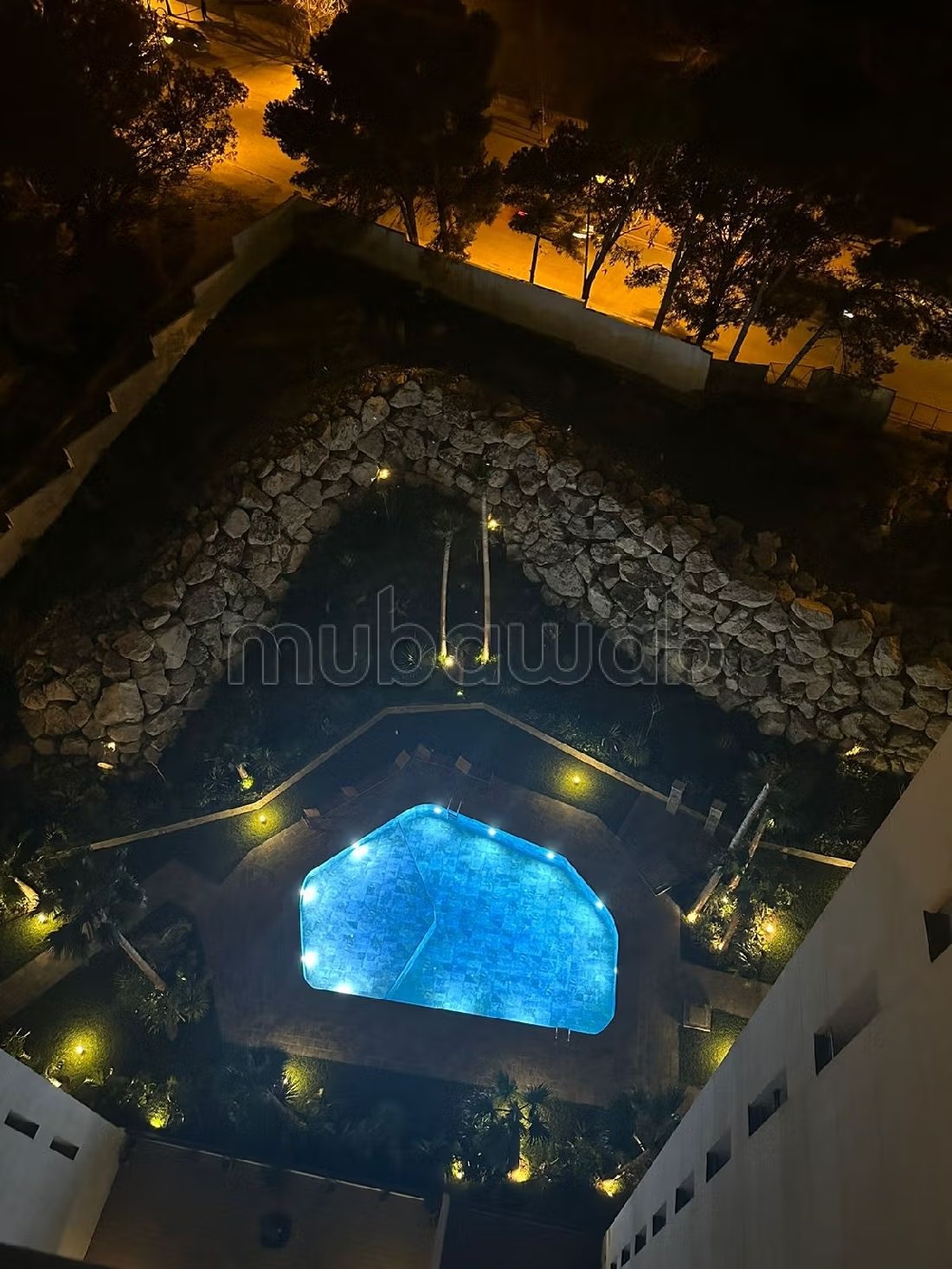 Appartements à louer à Tanger City Center. Surface totale 80 m². Espaces verts et ascenseur