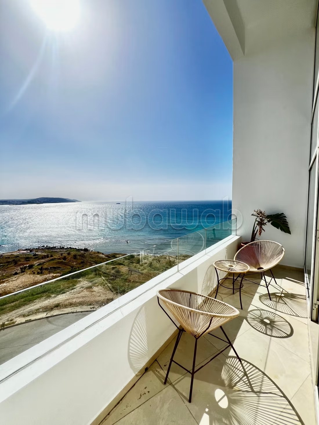 Location d'un appartement à Malabata. 3 belles chambres. Vue sur mer et porte blindée - Photo 10
