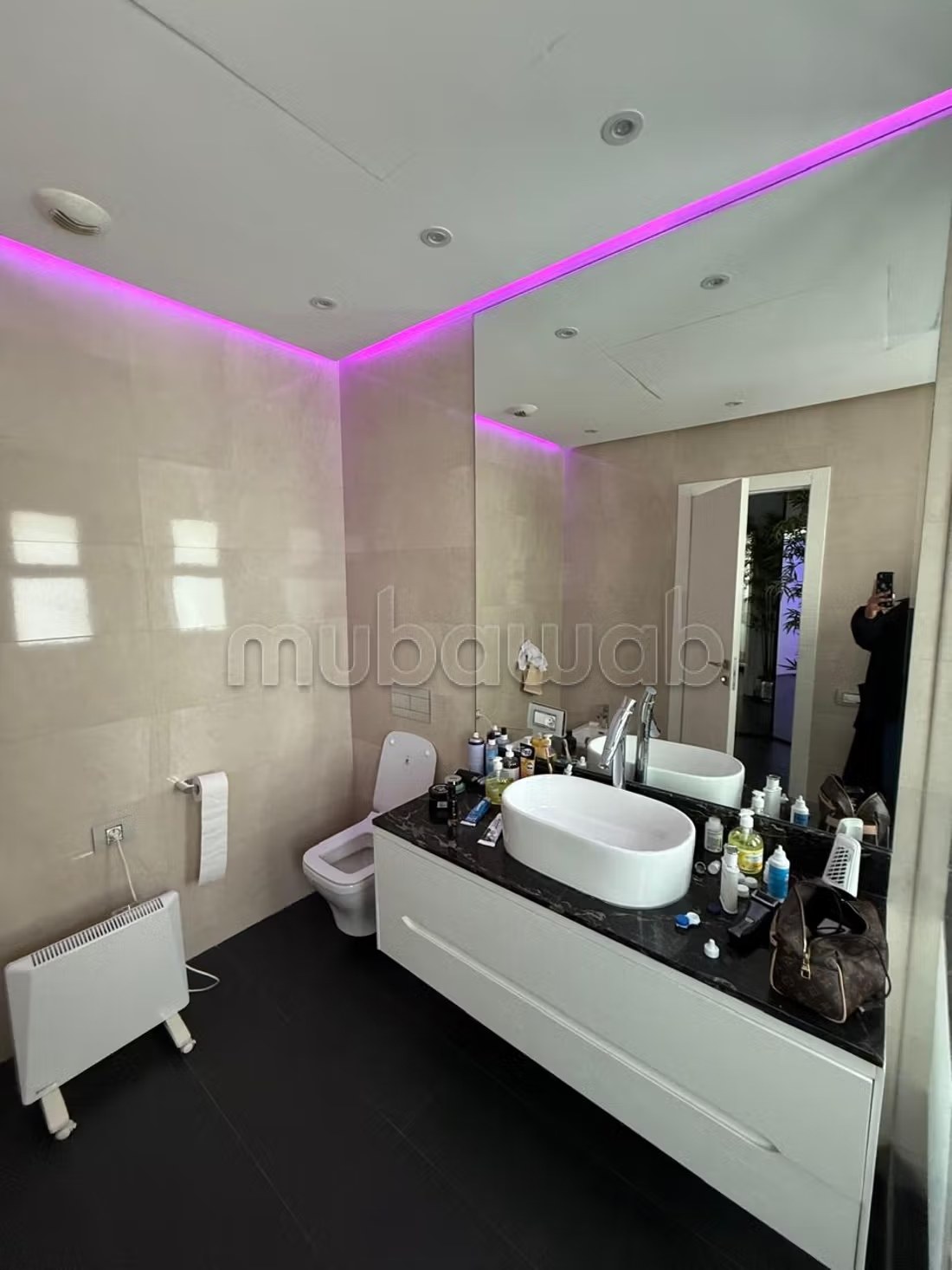 Appartement de vacances à louer à Casablanca Marina. 2 chambres agréables. Porte blindée et vue sur mer - Photo 10
