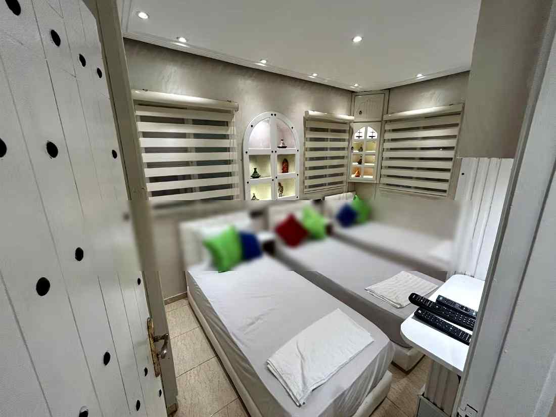 Appartements à louer à El Manar El Hank. 2 chambres agréables. Résidence avec concierge, climatisation générale - Photo 7