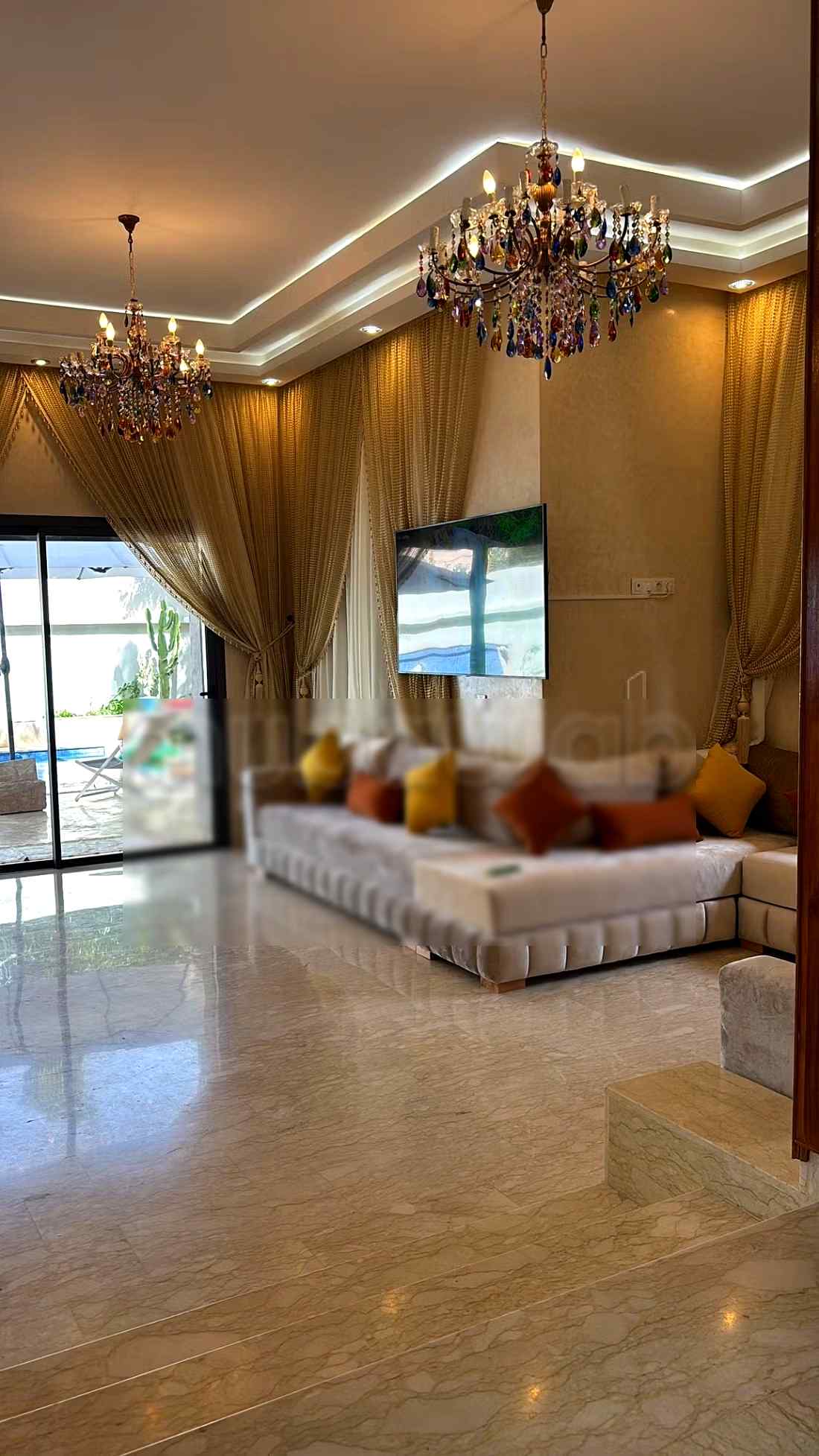 Magnifique villa à louer pour vos vacances à Les Portes de Marrakech. 4 pièces. Porte blindée, antenne parabolique - Photo 7