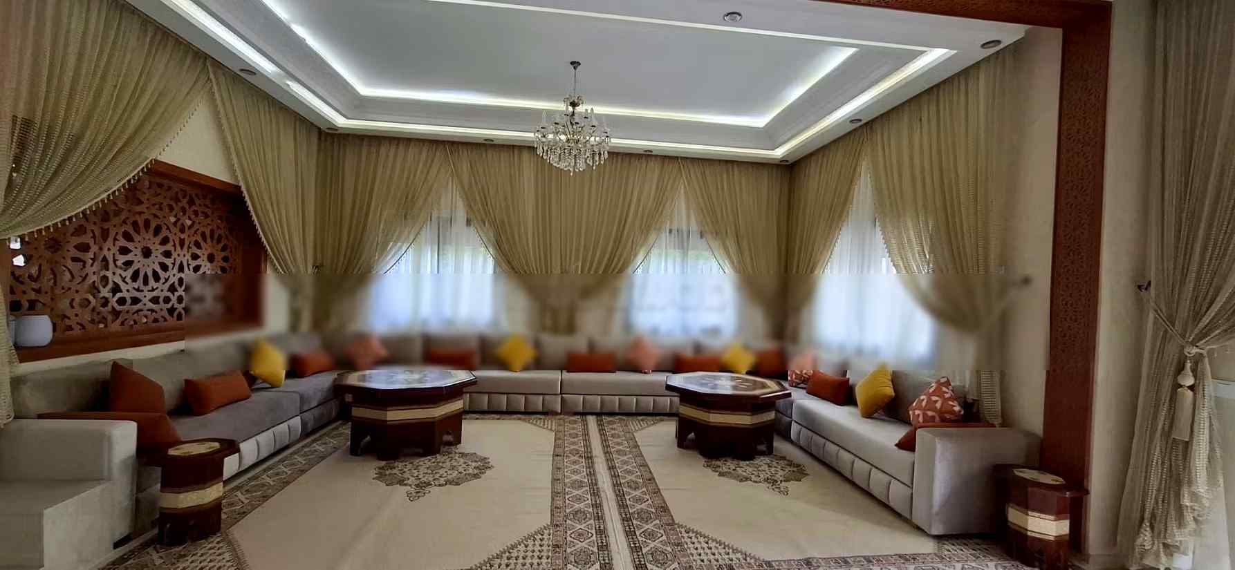 Magnifique villa à louer pour vos vacances à Les Portes de Marrakech. 4 pièces. Porte blindée, antenne parabolique - Photo 6