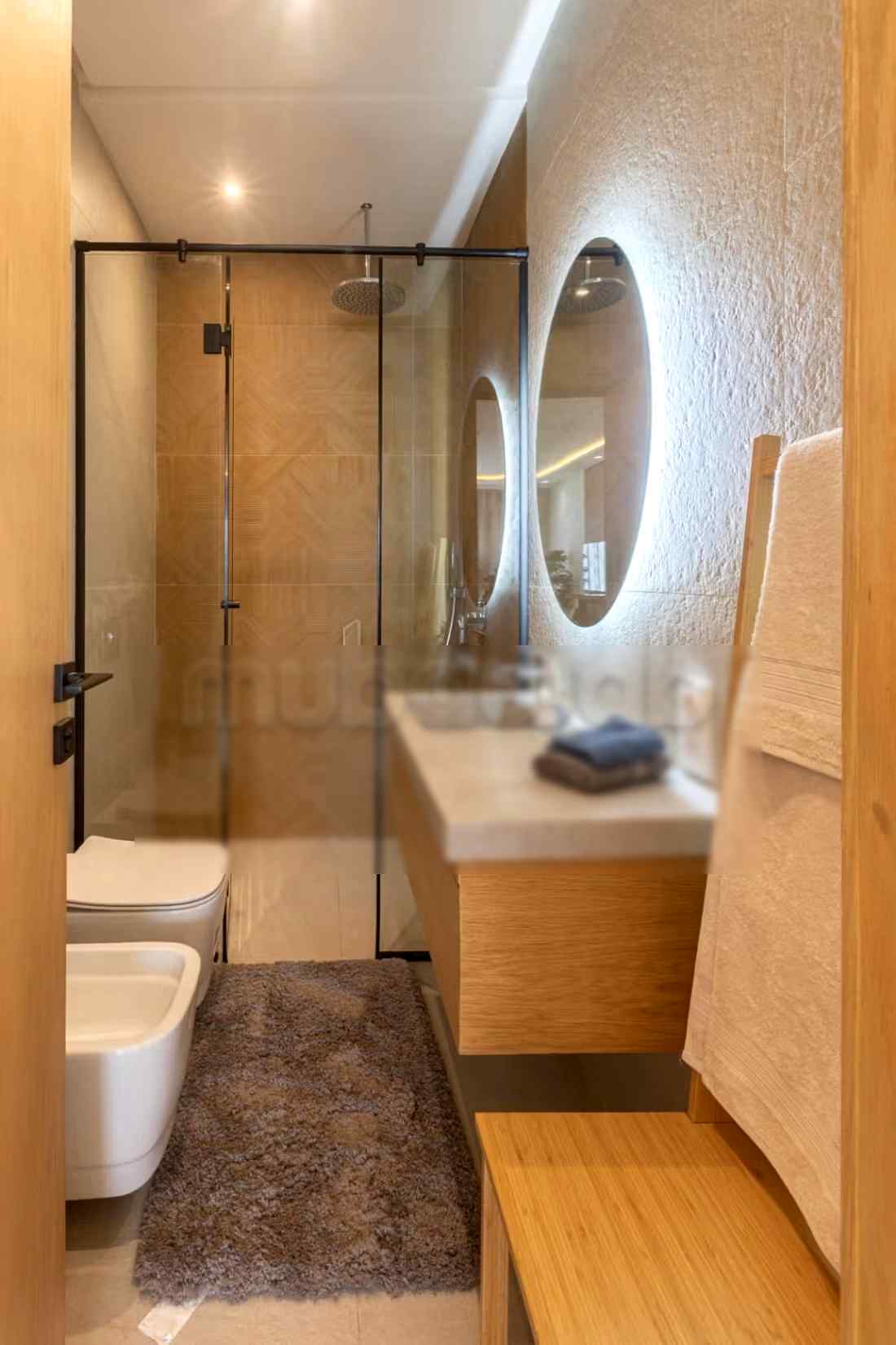 Appartements à louer à Oasis. Superficie 70 m². Porte sécurisée et chauffage central - Photo 11