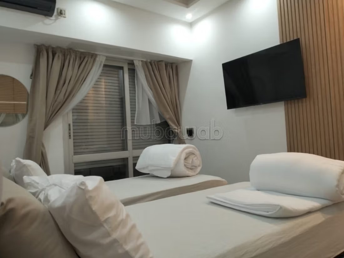 Appartement de vacances à louer à Agdal. 2 grandes pièces. Salon typique marocain, résidence sécurisée - Photo 8