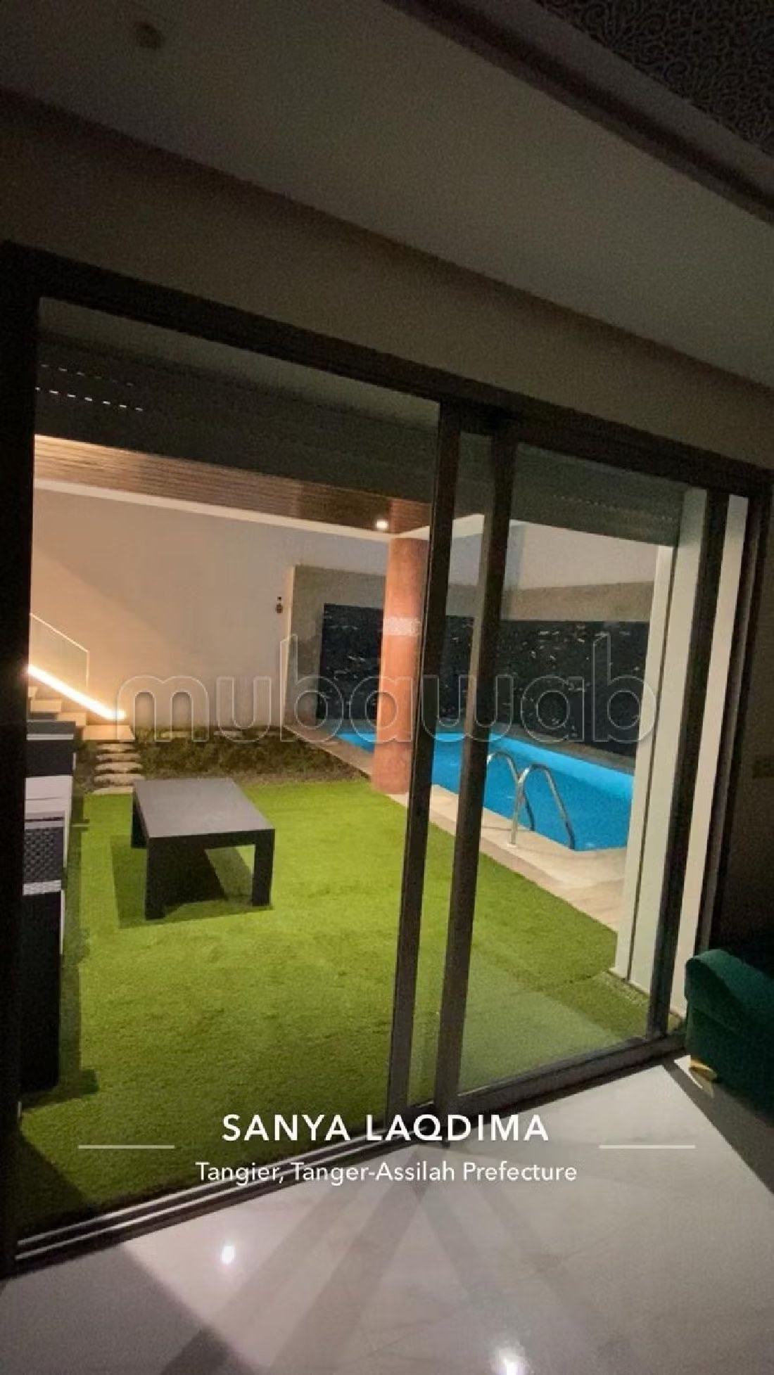Location villa de haut standing à Malabata. Surface totale 400 m². Piscine et cheminée. - Photo 23