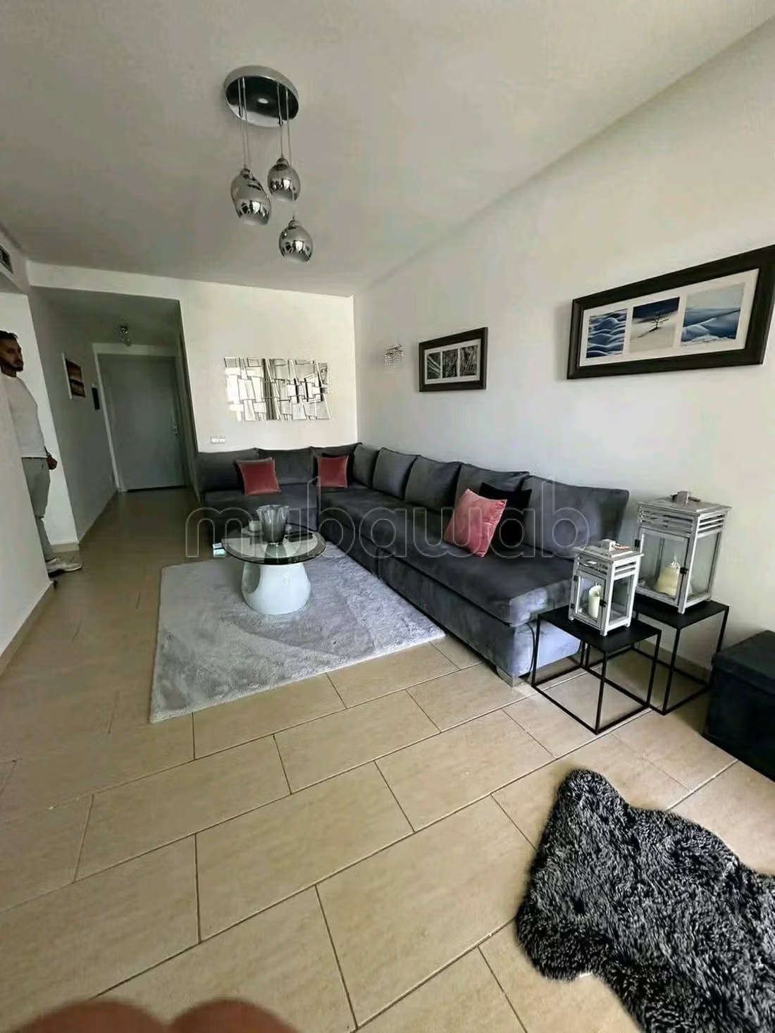 Location saisonnière à Cabo Negro. 2 belles chambres. Terrasse et jardin