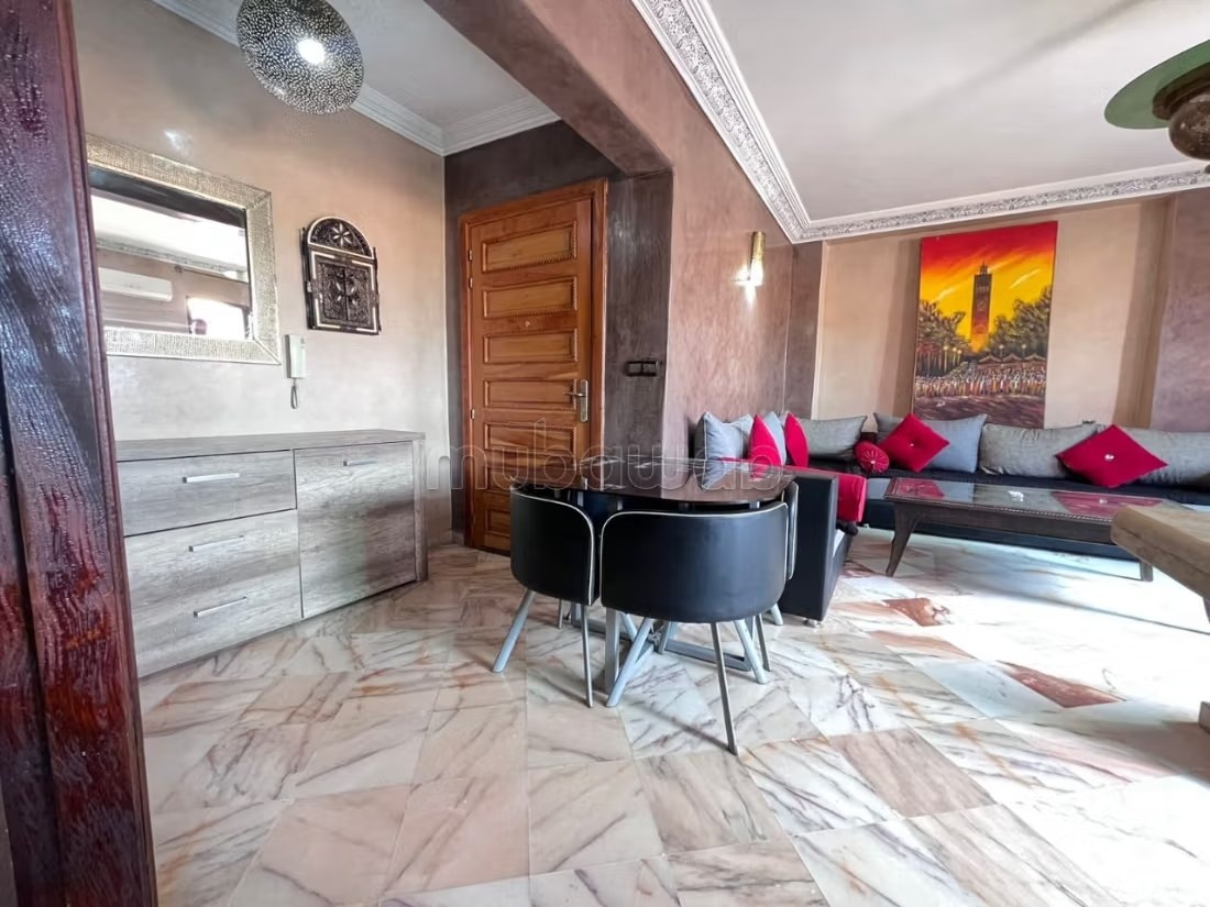 Appartement de vacances à louer à Guéliz. 2 pièces. Salon Marocain et antenne parabolique - Photo 3