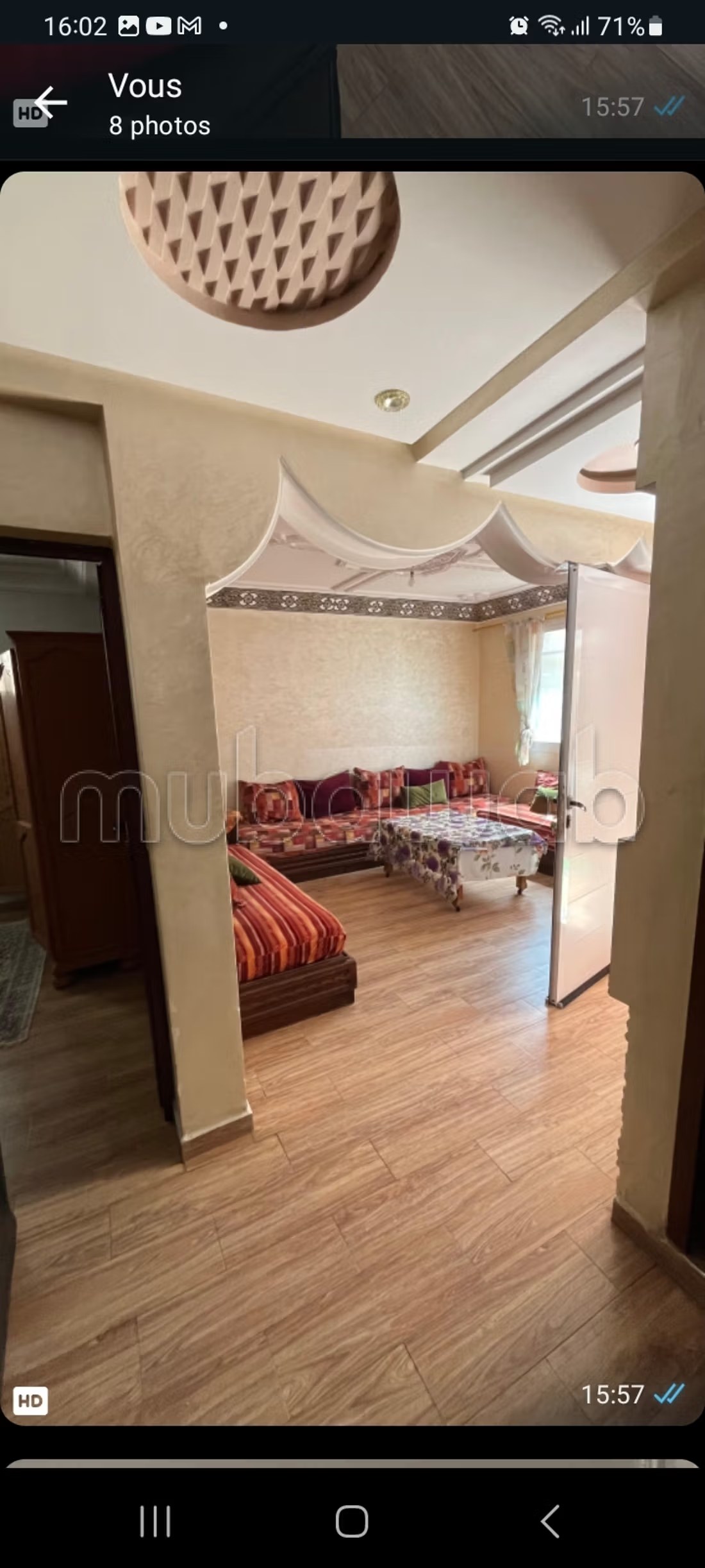 Appartement de vacances à louer à Hay Qods. 1 Pièce. Salon Marocain, sécurité - Photo 2