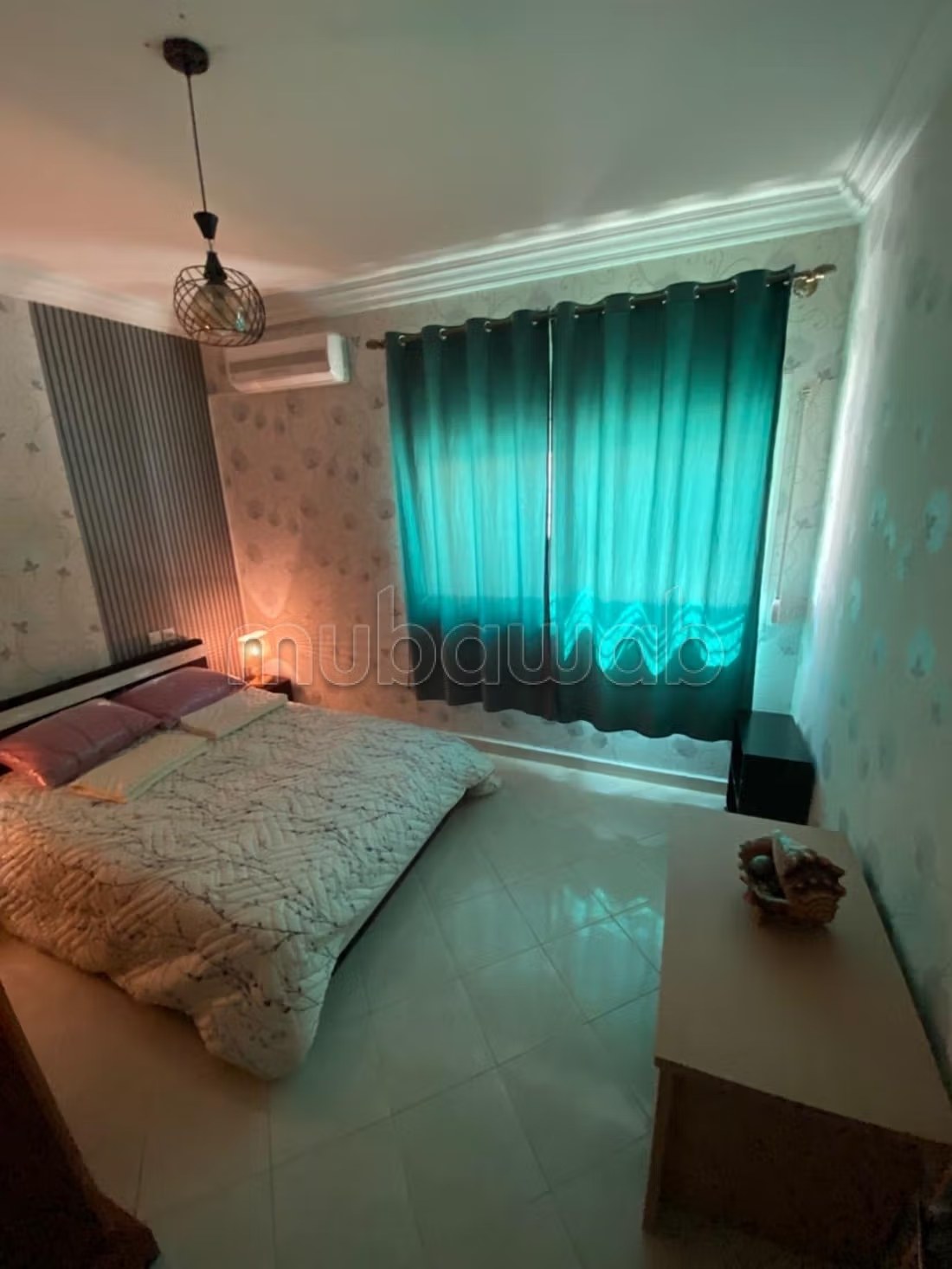 Location d'un appartement à Marjane. 
2 belles chambres. 
Chauffage central
