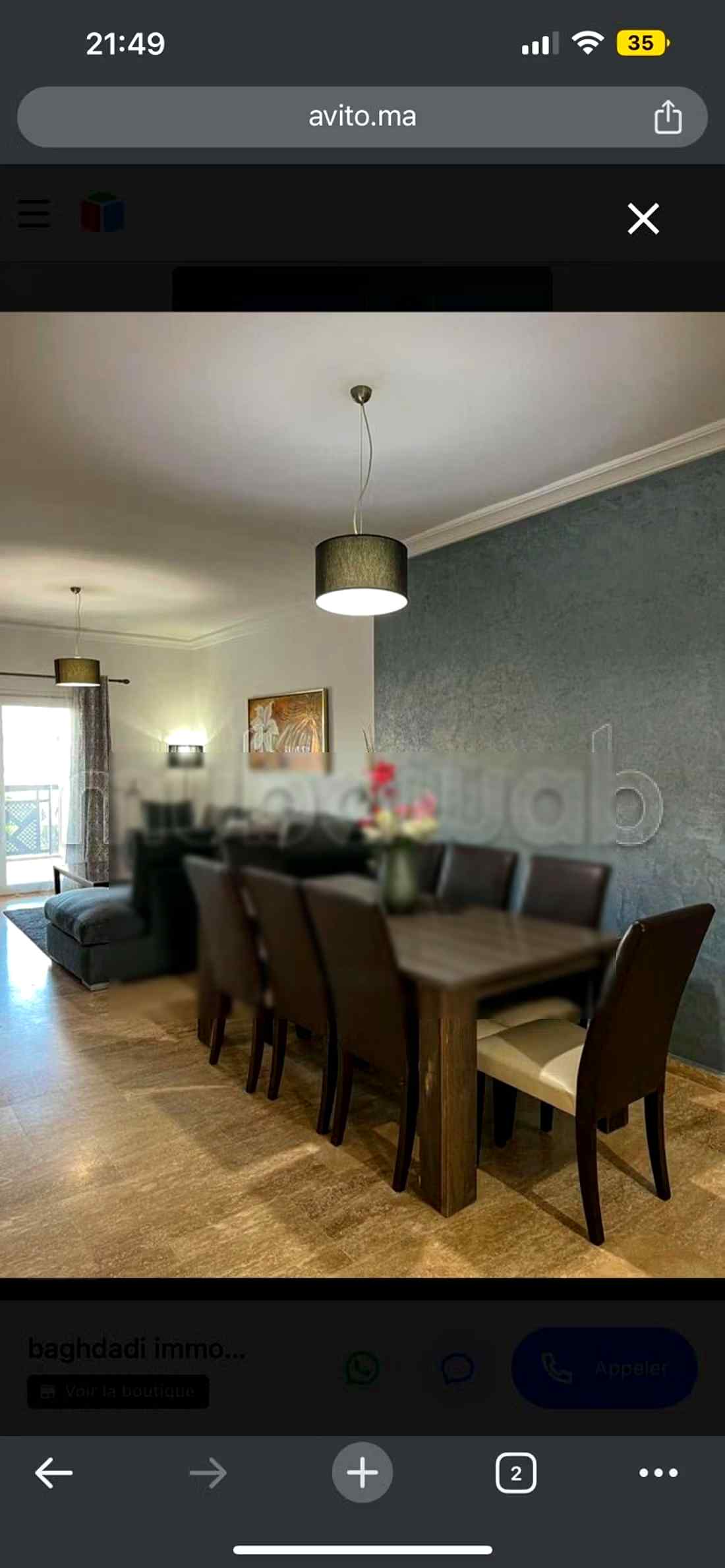 Location d'un appartement à Saïdia. 2 chambres agréables. Environnement calme avec vue sur la mer et double vitrage - Photo 2