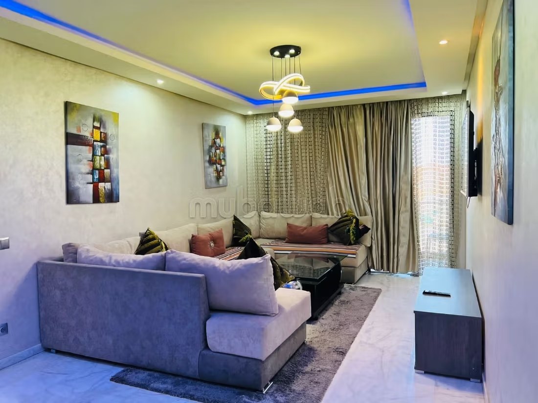 Location saisonnière à Guéliz. 2 belles chambres. Système de parabole et salon marocain - Photo 5