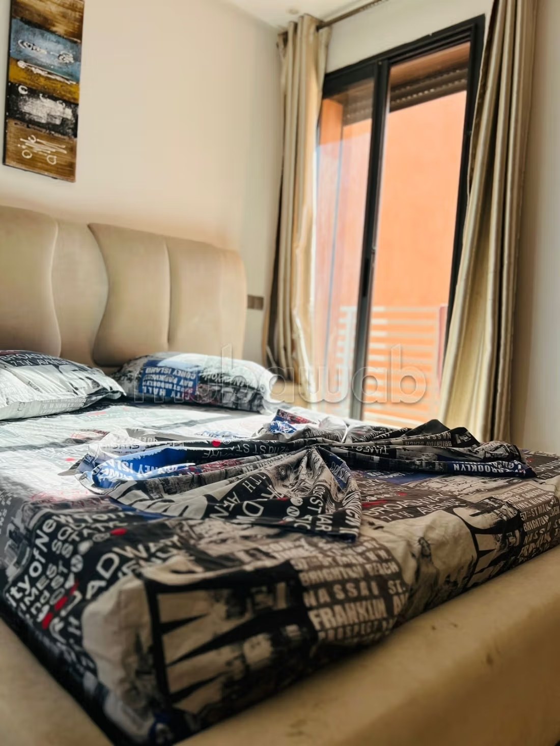 Location d'un appartement à Guéliz. 3 pièces. Concierge et climatisation. - Photo 8