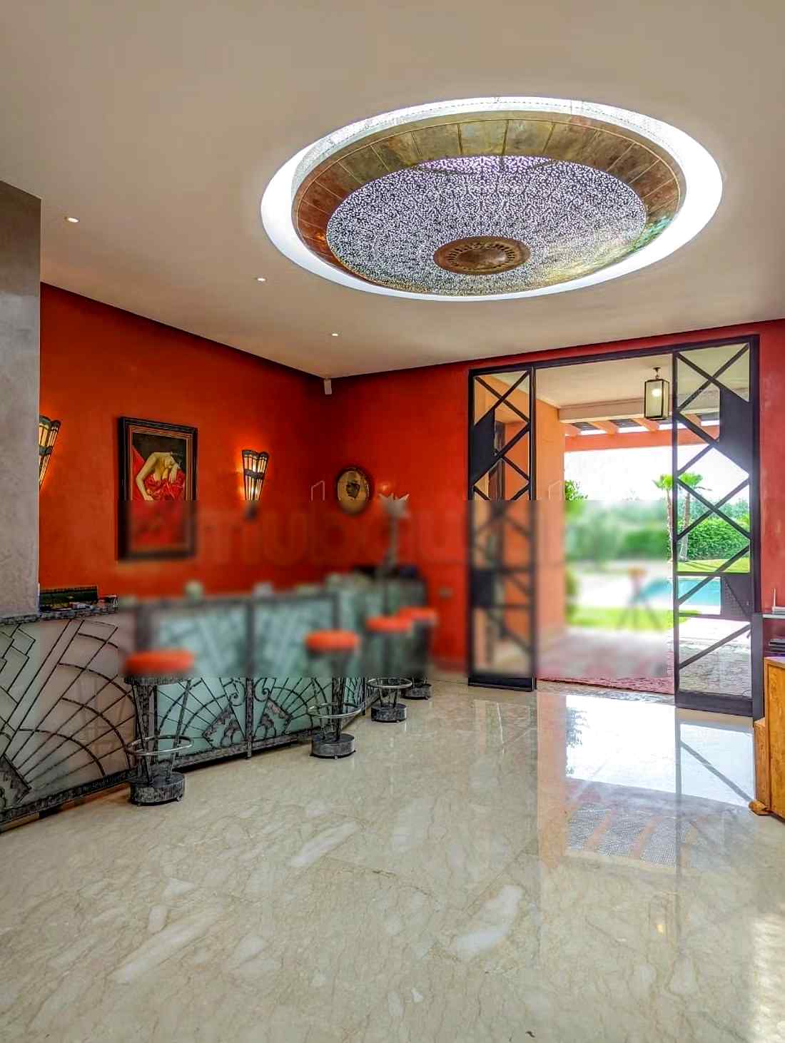Villa de standing à louer pour vos vacances avec cuisinière à Sidi Abdallah Ghiat.
Belle piscine 20 m terrasse et jardin 10000 Dhs par jour - Photo 7