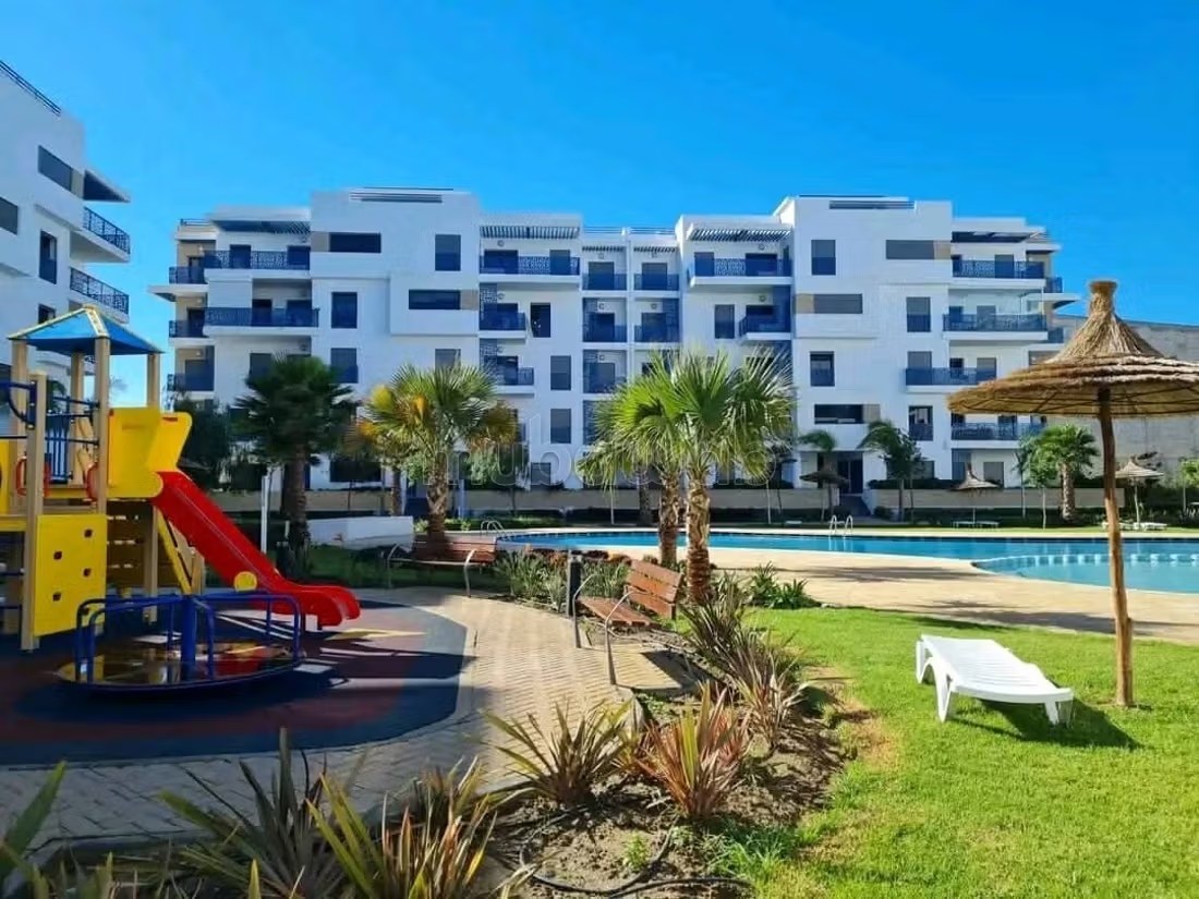 Appartement de vacances à louer à Martil. Superficie 90 m². Piscine et air conditionné - Photo 14