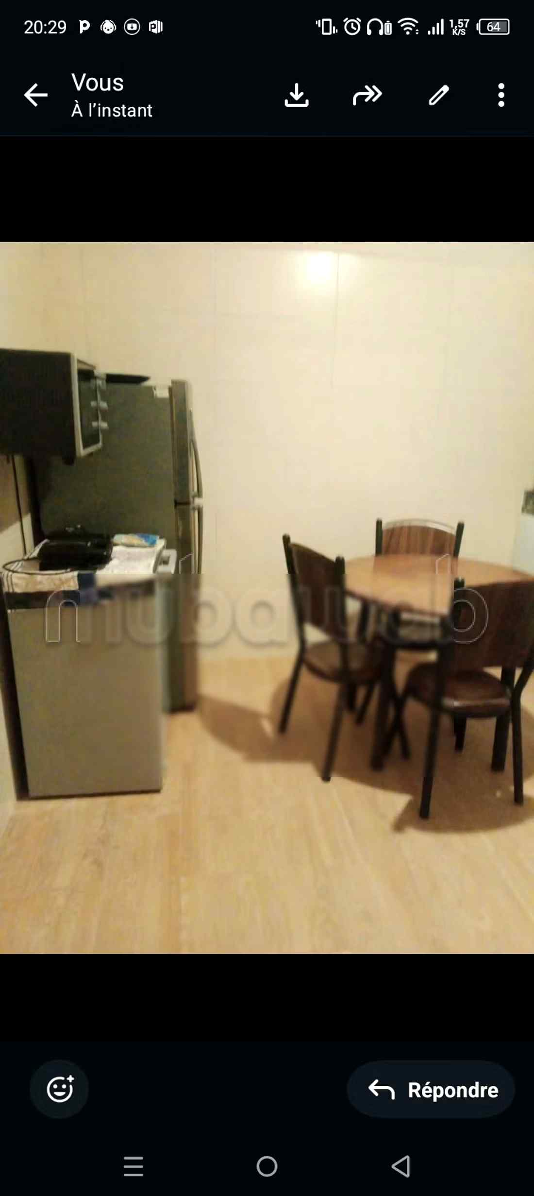 Appartements à louer dans la rue Mohammed 5. Surface totale de 90 m². Salle traditionnelle et système de satellite. - Photo 5