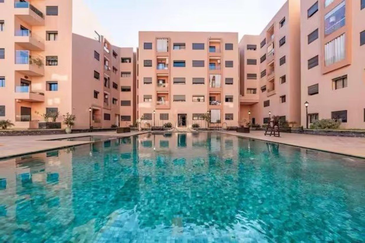 Bel appartement meublé avec 2 piscines a Marrakech - Photo 11