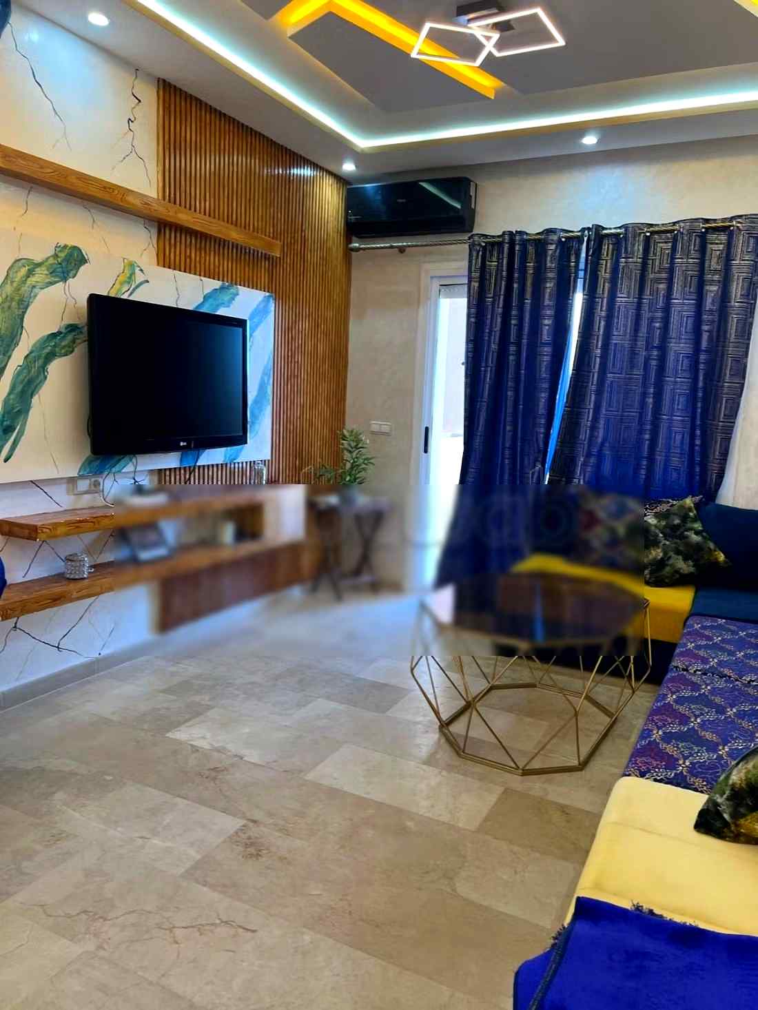 Location d'un appartement à Saïdia. 6 pièces confortables. Vue sur les montagnes, double vitrage - Photo 2