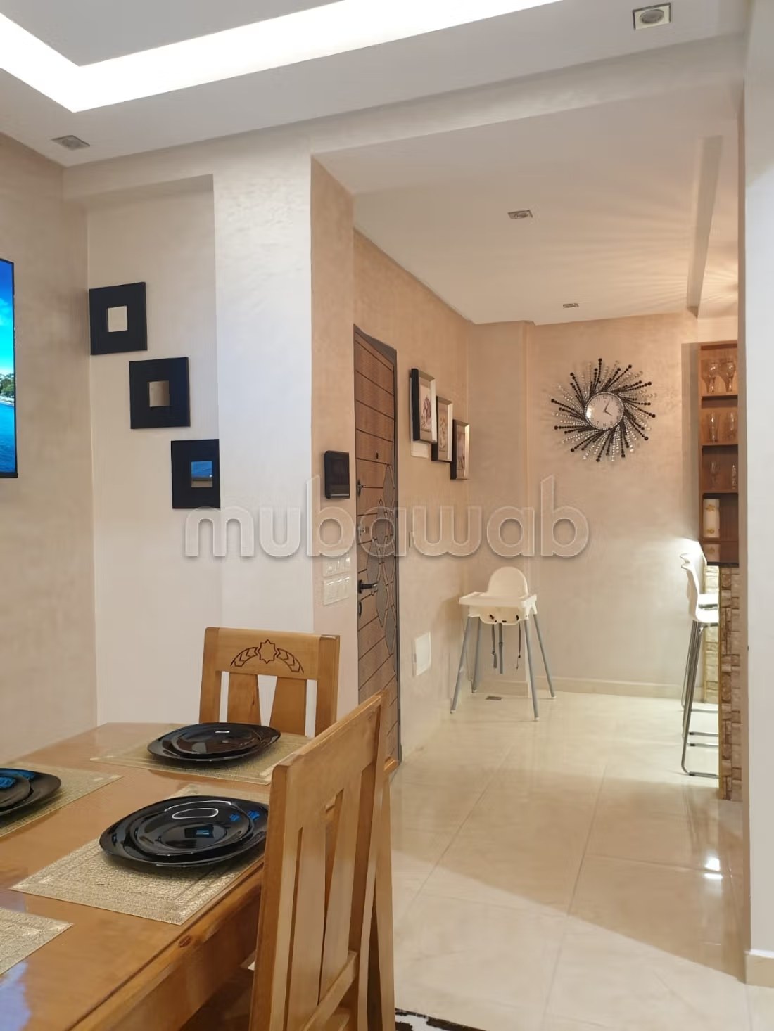 Location saisonnière à Branes 1. Surface de 100 m². Salon traditionnel marocain, résidence sécurisée - Photo 5