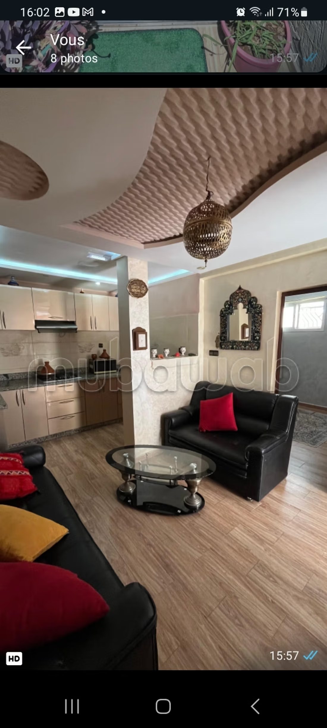 Appartement de vacances à louer à Hay Qods. 1 Pièce. Salon Marocain, sécurité