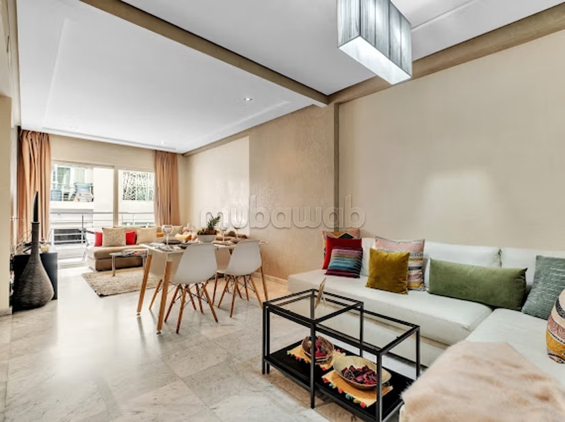 Location d'un appartement à Triangle d'Or. 2 pièces confortables. Environnement calme avec vue sur la mer et double vitrage - Photo 6