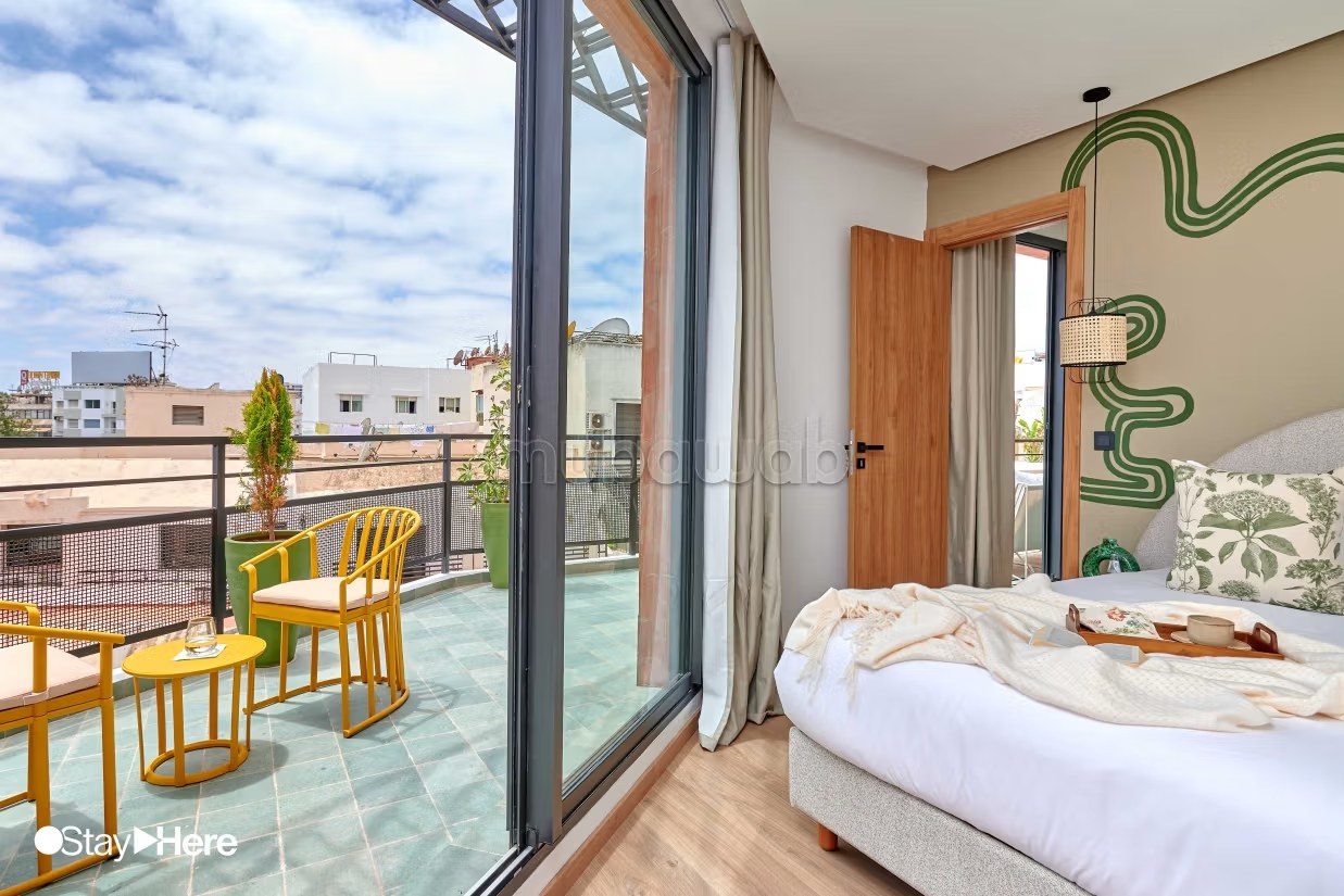 Appartement Cosy avec Terrasse Privée Maarif - Photo 3