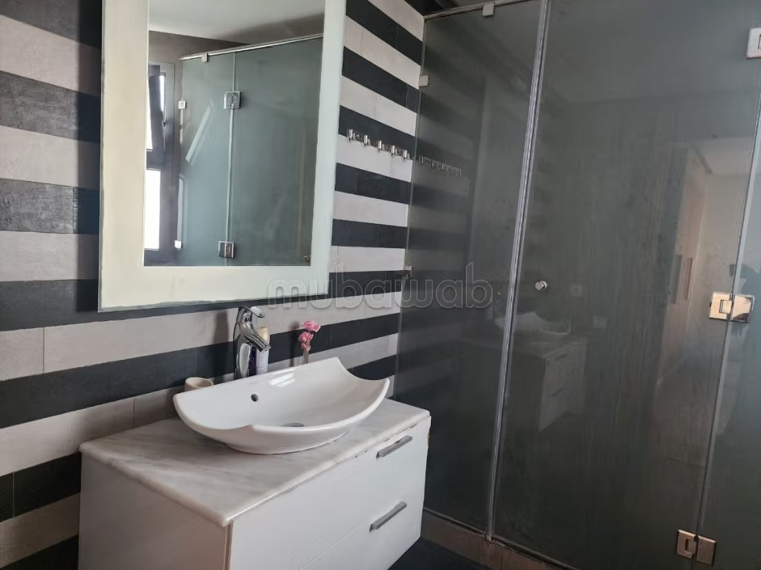 Appartement de vacances à louer à Casablanca Marina. Superficie 75 m². Vue exceptionnelle sur la mer, chauffage central - Photo 15