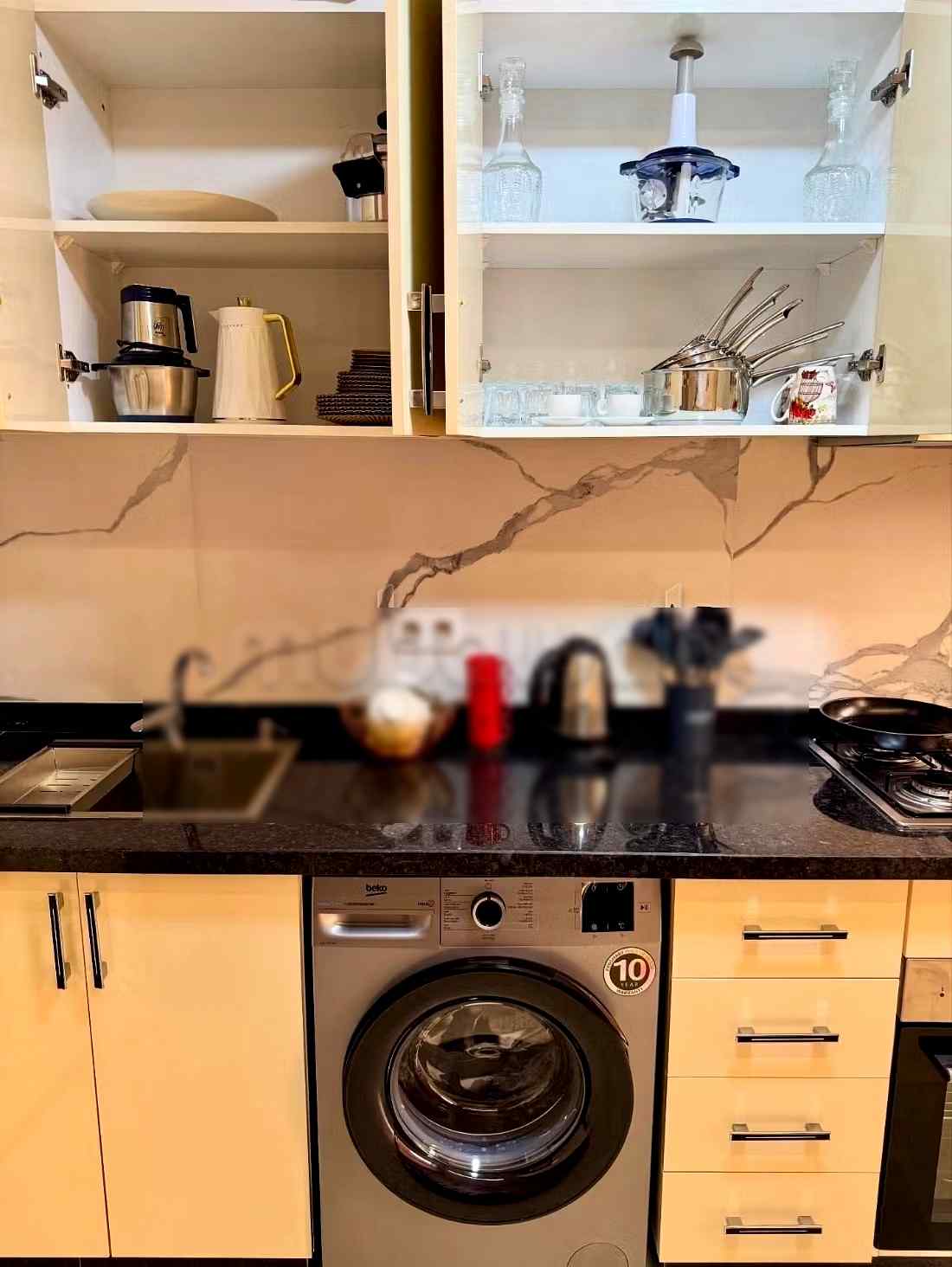 Appartements à louer à Beni Mellal. 2 chambres. Fenêtres avec double vitrage et porte sécurisée - Photo 4