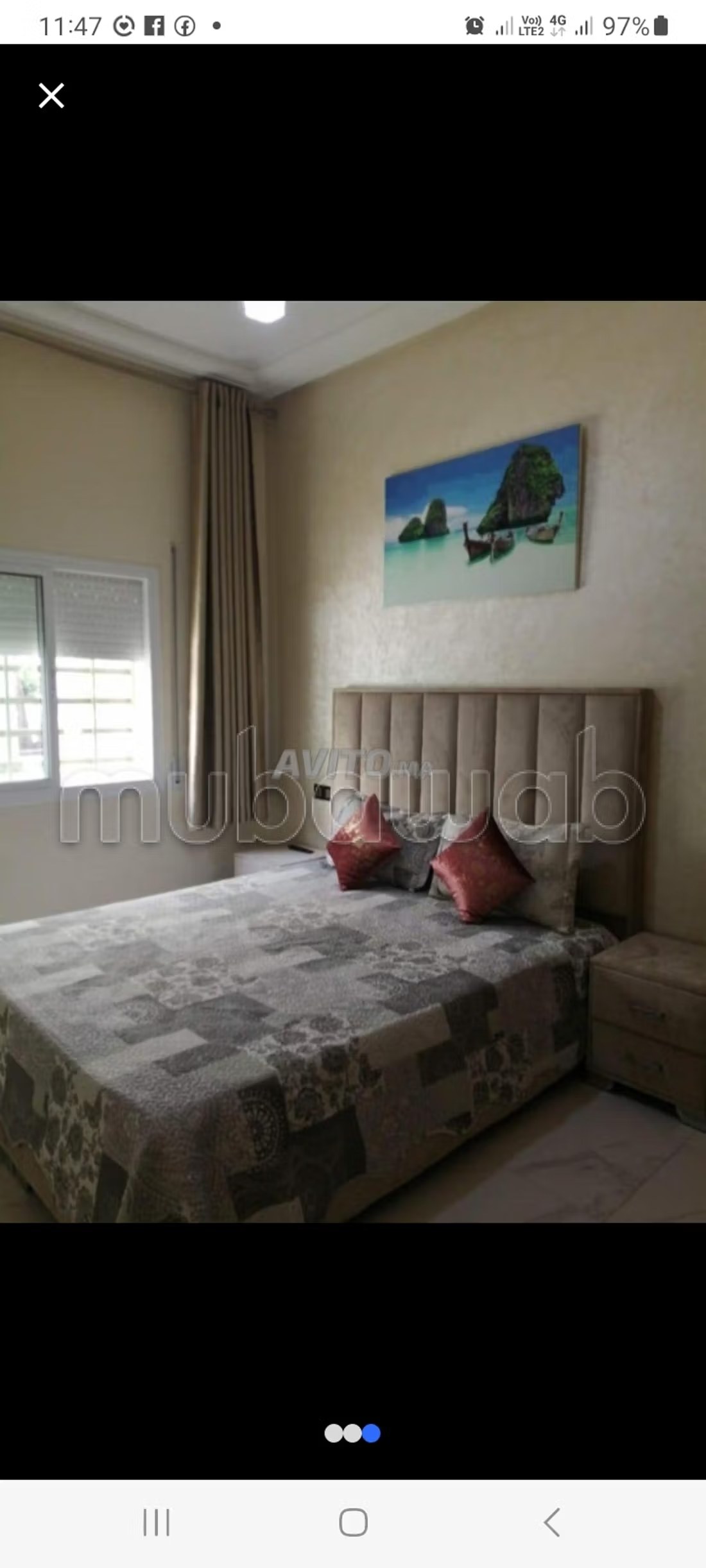 Location saisonnière en Centre ville. Superficie 65 m². Porte blindée, sécurité - Photo 5