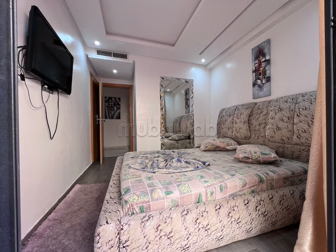 Appartements à louer à Guéliz. 1 chambre. Salon typique marocain, résidence sécurisée
