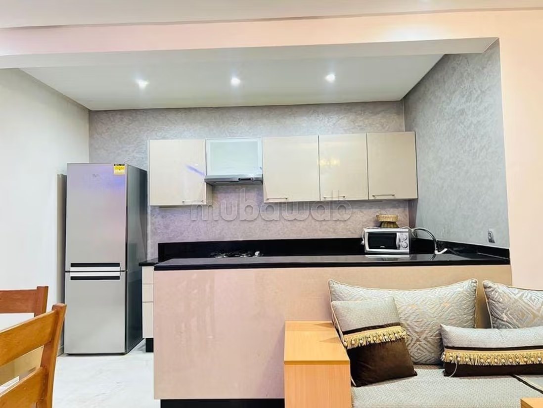 Appartements à louer à Guéliz. 2 pièces confortables. Salon Marocain et antenne parabolique - Photo 6