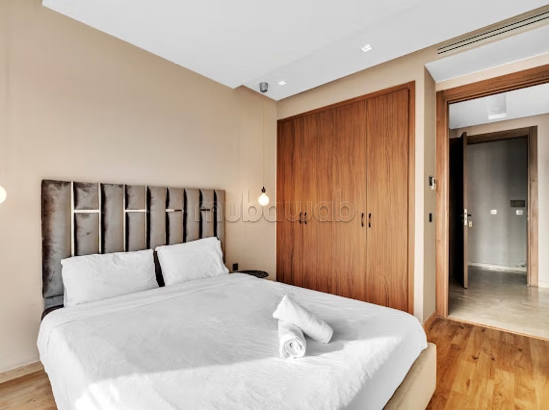 Appartements à louer à Plateau Al Batha. 2 pièces confortables. Chauffage central et porte blindée - Photo 4