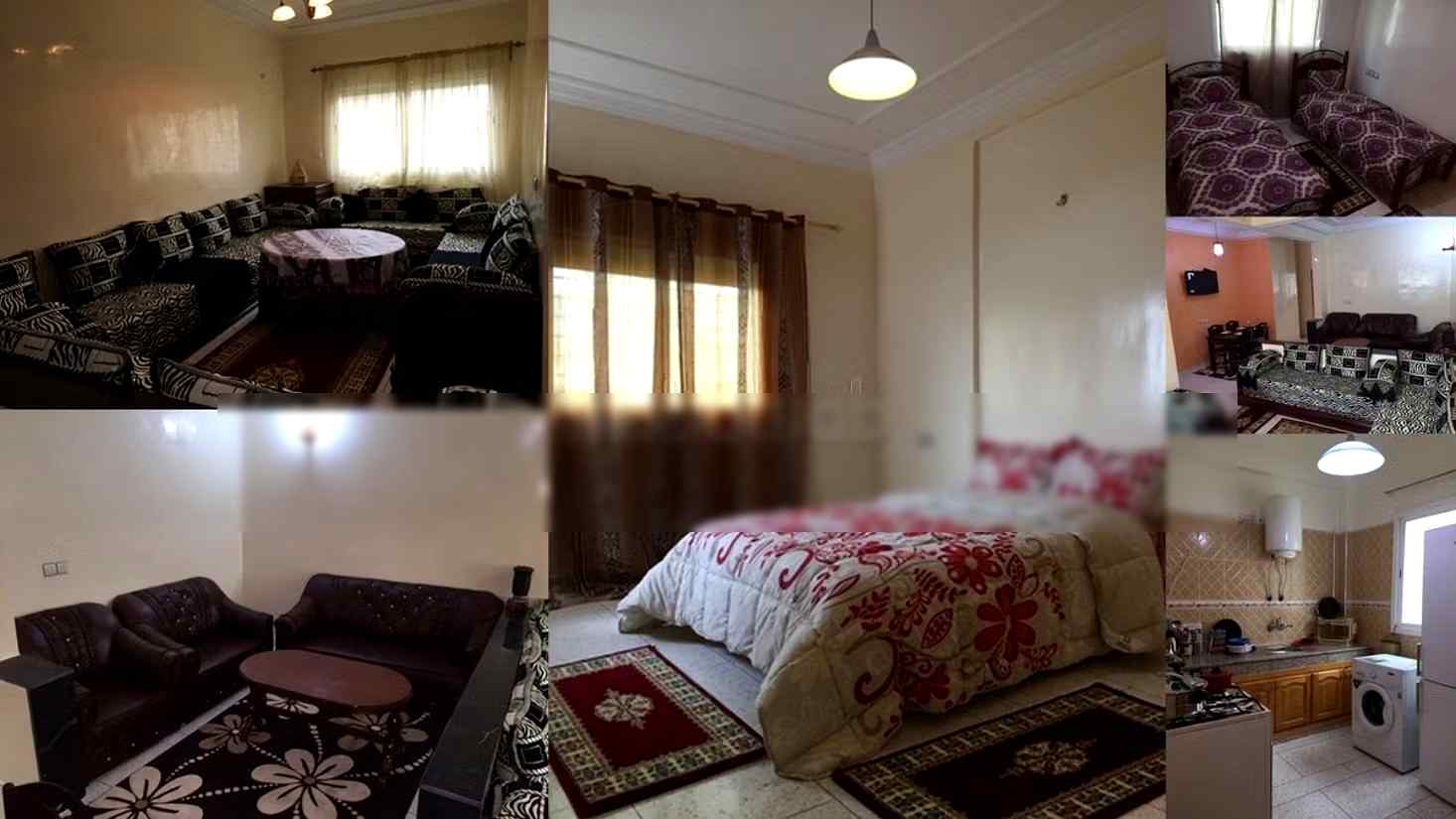 Appartement de vacances à louer à Hay Atlas. Superficie 96 m². Chauffage central et porte blindée