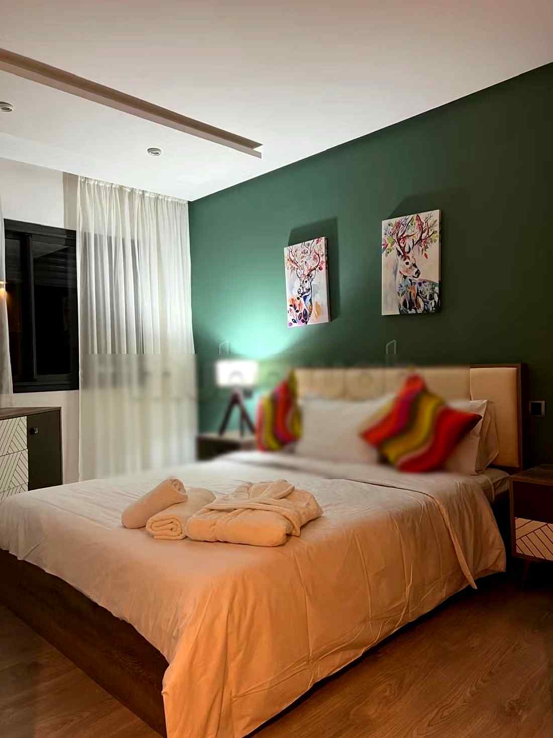 Appartement de vacances à louer à Maârif. Superficie 50 m². Porte blindée et chauffage central - Photo 3