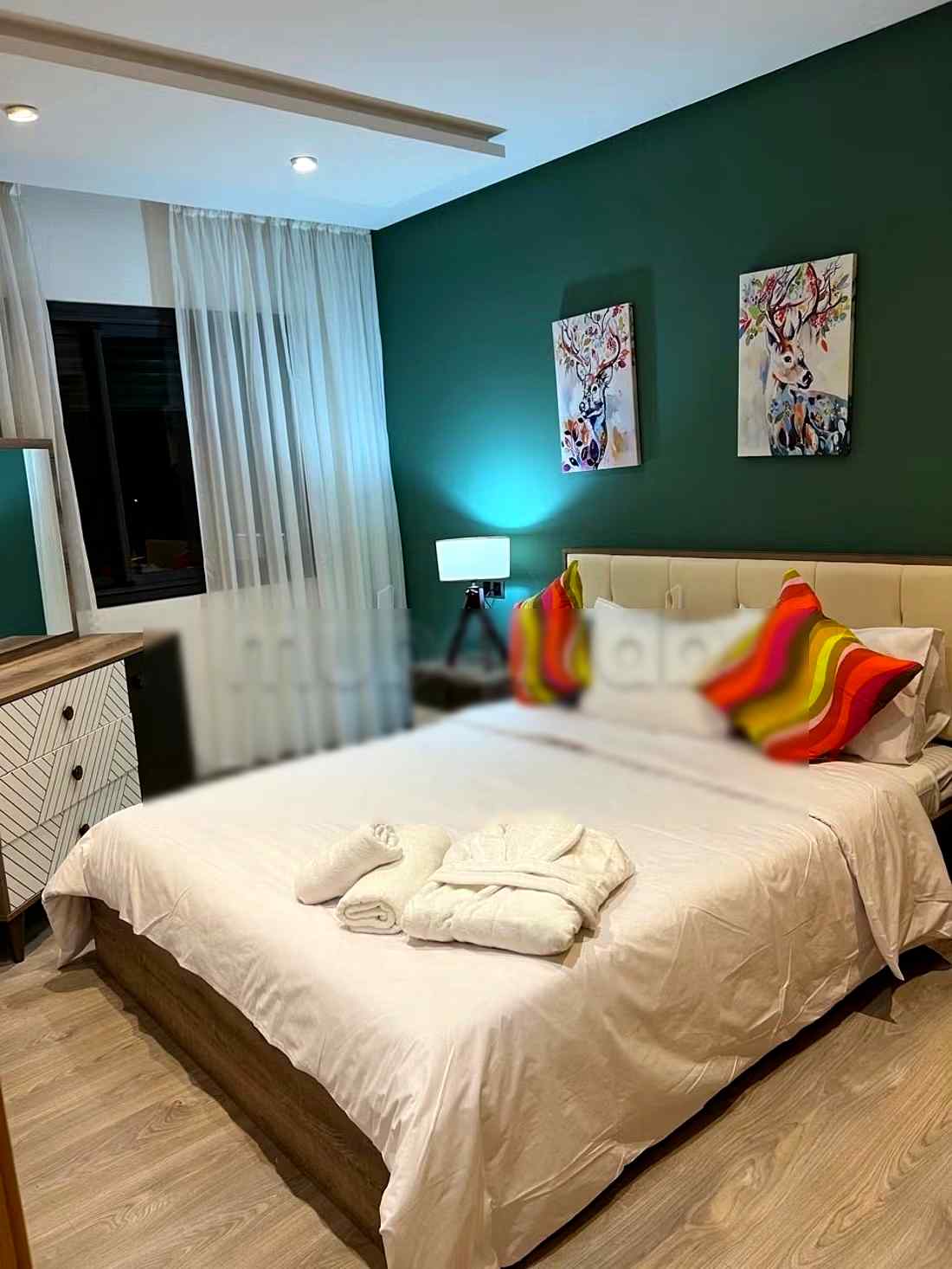Appartement de vacances à louer à Maârif. Superficie 50 m². Porte blindée et chauffage central - Photo 9