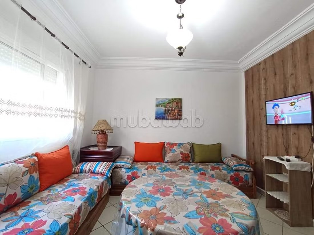 Appartements à louer à Martil. 
Surface totale 60 m². 
Salon Marocain, sécurité - Photo 6