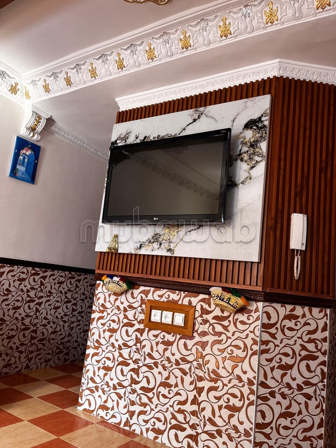 Location d'un appartement à Chefchaouen. Surface de 85 m². Salon Marocain et antenne parabolique - Photo 4