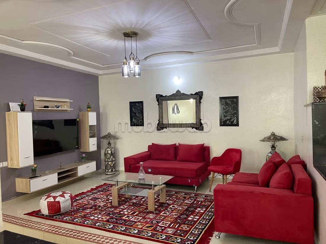 Appartements à louer à Narjis. 
6 grandes pièces. 
Antenne parabolique, résidence sécurisée