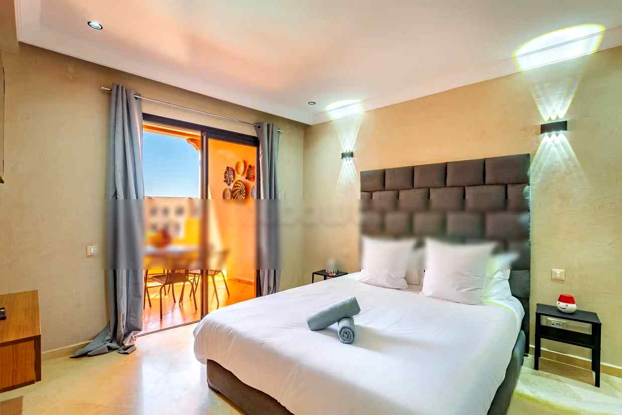 2 chambres resort marrakech proche du centre