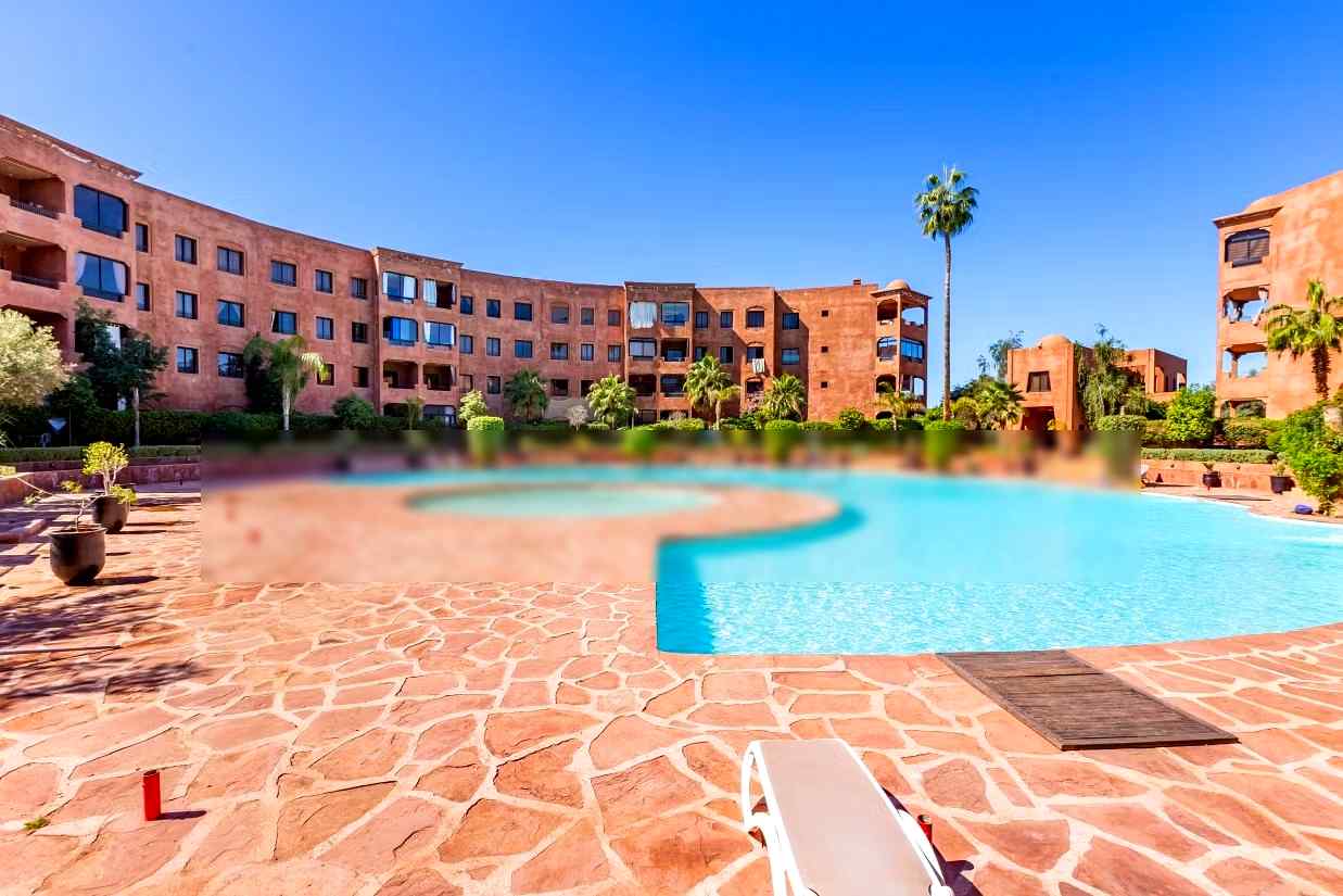 2 chambres resort marrakech proche du centre