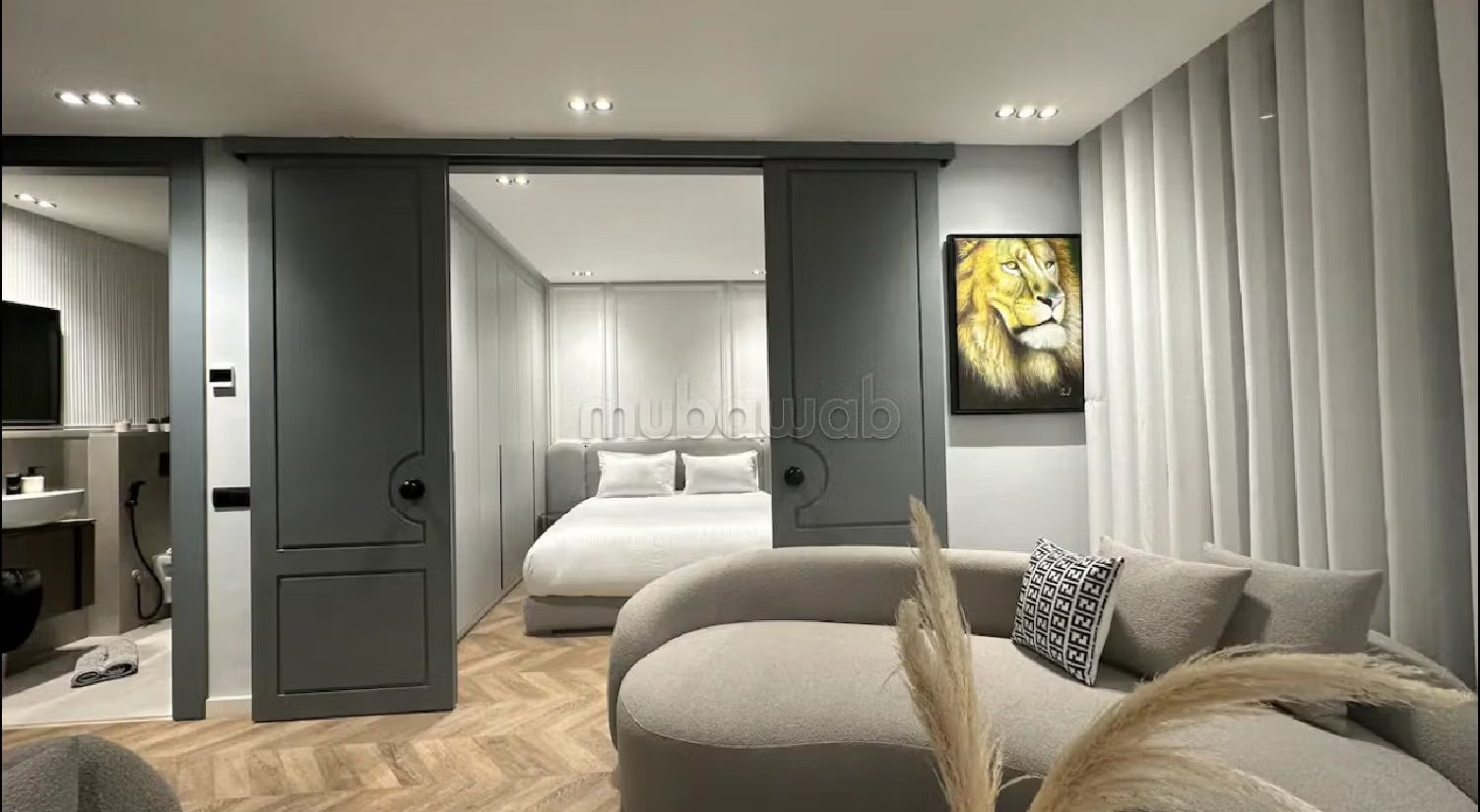 Studio élégant dans un quartier chic