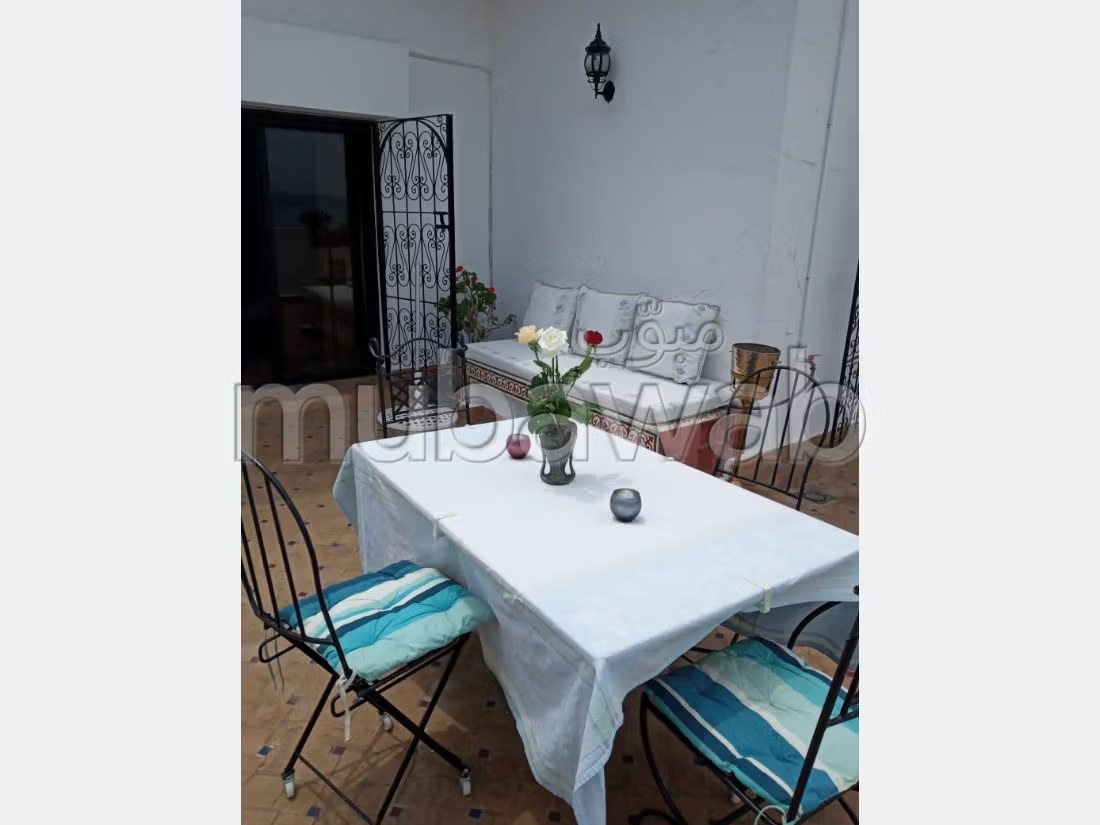 Appartement de vacances avec terrasse vue mer 1er ligne de plage