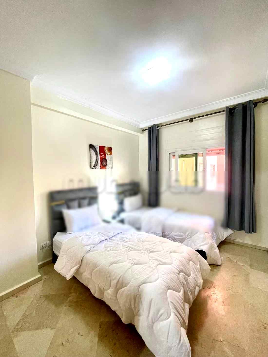 Location saisonnière à Guéliz. 2 chambres. Salon traditionnel marocain, résidence sécurisée - Photo 2